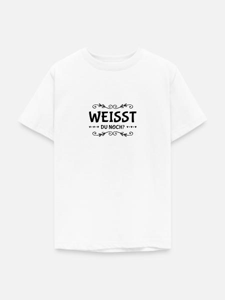 weißt du noch damals? - Teenager T-Shirt - Weiß