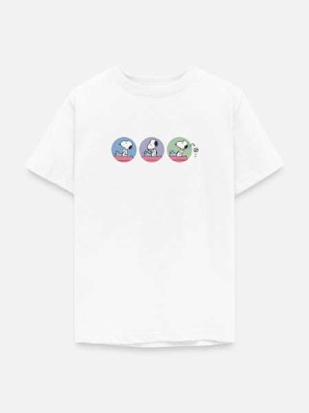 Peanuts Snoopy Autor - Teenager T-Shirt - Weiß