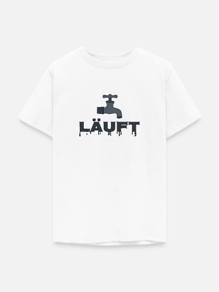 Wasserhahn läuft - Teenager T-Shirt - Weiß