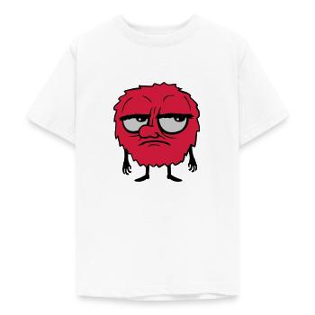 Monster Eyes Roll Cartoon - Teenage T-Shirt - white - Front - AI Model Teenager Male dark (155cm)