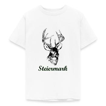 Steiermark - Teenager T-Shirt - Weiß - Vorne - AI Model Teenager Male dark (155cm)
