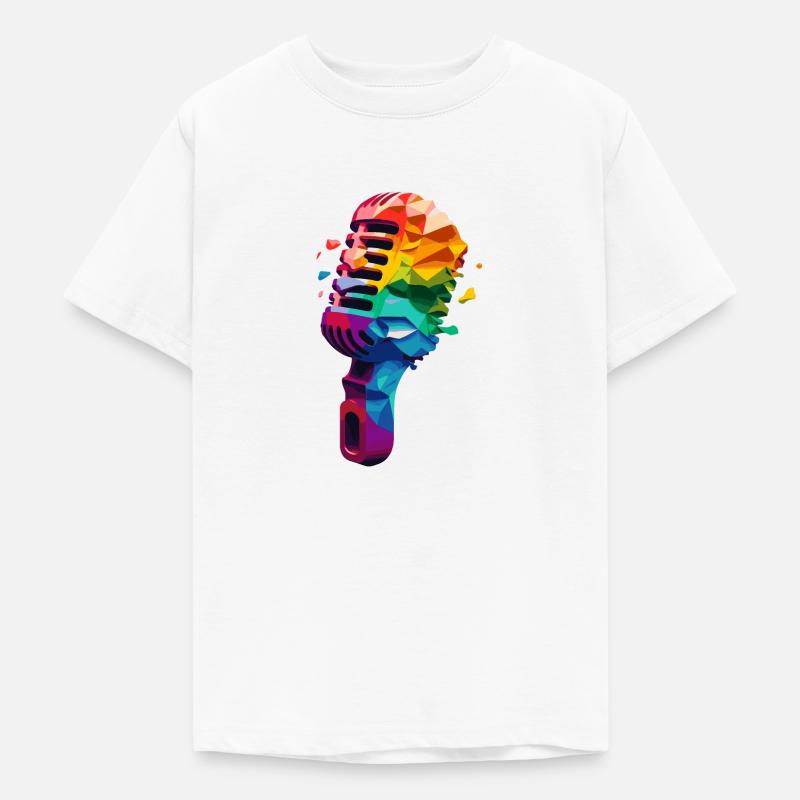 Micro couleur - T-shirt Ado - blanc