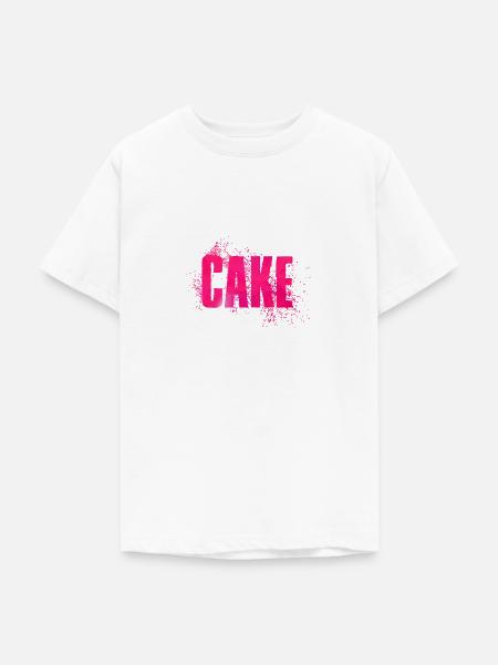 Cake - Teenager T-Shirt - Weiß