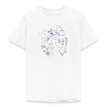 Frauentag - 8. März - Teenager T-Shirt - Weiß - Vorne - AI Model Teenager Male dark (155cm)