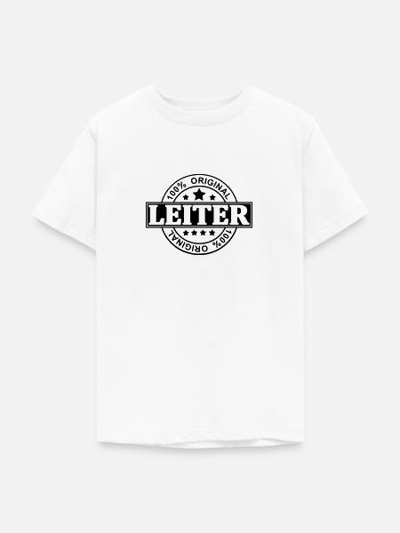 Leiter - Teenager T-Shirt - Weiß