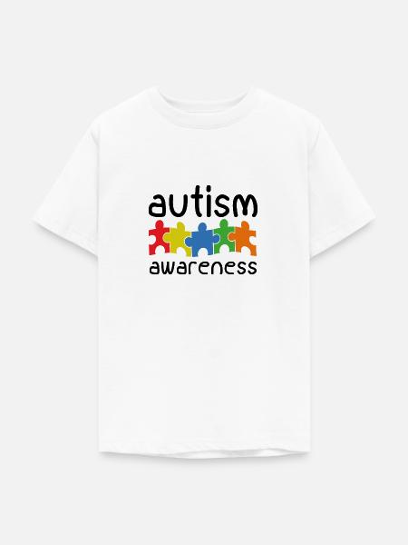 Bewusstsein für Autismus - Teenager T-Shirt - Weiß