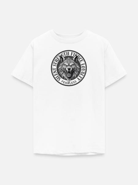 Silent Strength - Teenager T-Shirt - Weiß