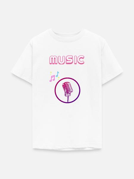 Music - Teenager T-Shirt - Weiß