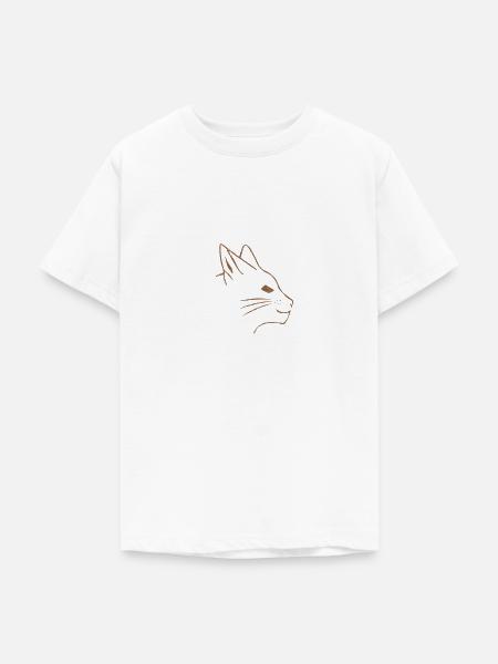 Katzenfreunde Katze - Teenager T-Shirt - Weiß