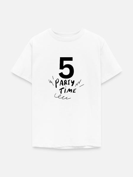 5 - Teenager T-Shirt - Weiß