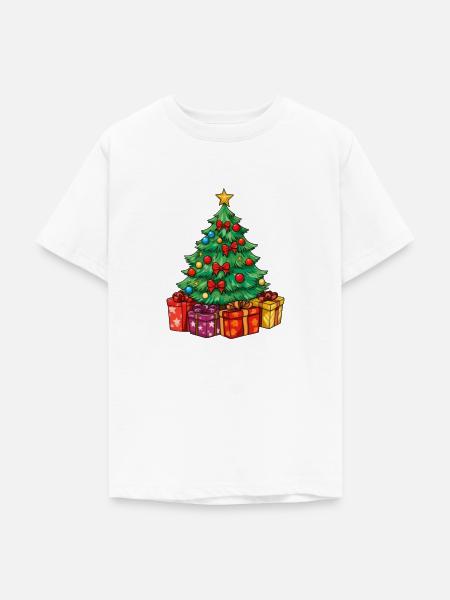 Tannenbaum - Teenager T-Shirt - Weiß
