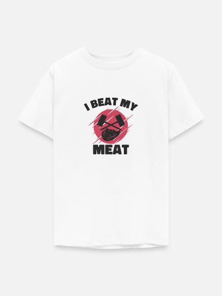 Chefkoch Kulinarisch Fleischliebhaber Kochen - Teenager T-Shirt - Weiß