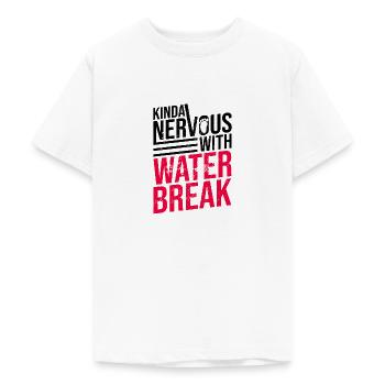 Pregnancy Funny Announcement Reveal - Teenage T-Shirt - white - Front - AI Model Teenager Male dark (155cm)