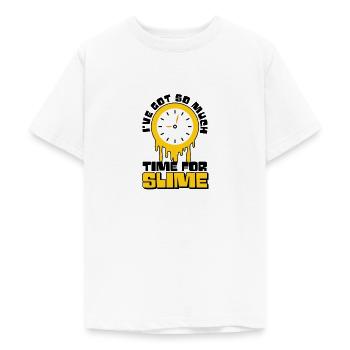 Slime Time Dripping Slime Drip Gear Slime Maker - Teenage T-Shirt - white - Front - AI Model Teenager Male dark (155cm)