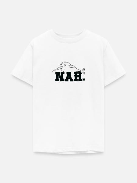 Zögernder Narwal Liebhaber Wassertiere Narwal - Teenager T-Shirt - Weiß