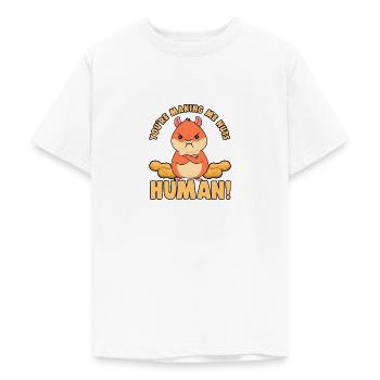 Méchant hamster animal mignon hamster amoureux - T-shirt Ado - blanc - Devant - AI Model Teenager Male dark (155cm)