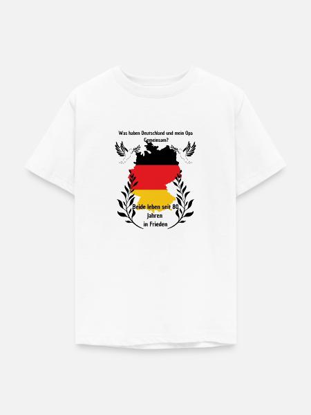 Frieden in Deutschland - Teenager T-Shirt - Weiß