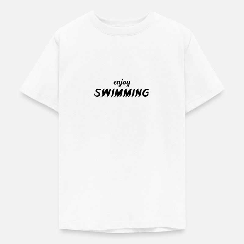 Simning simmar simmargåva - T-shirt tonåring - vit