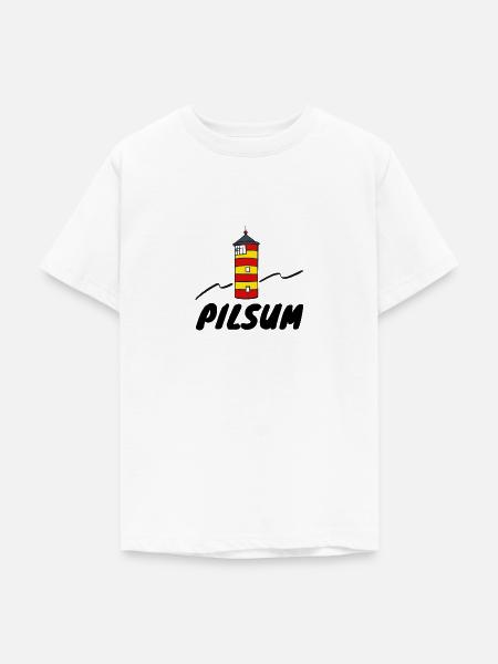 Leuchtturm Pilsum - Teenager T-Shirt - Weiß