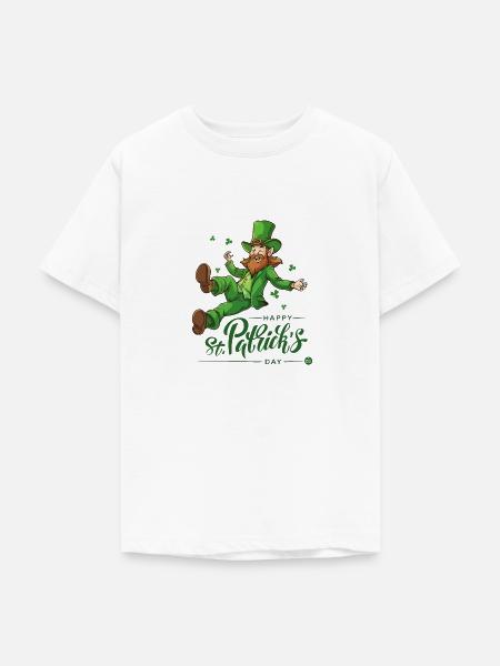 Glücksbringer Kobold - Teenager T-Shirt - Weiß