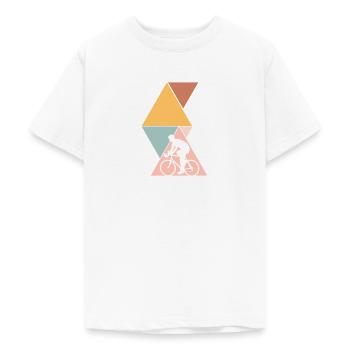 Rennrad - Teenager T-Shirt - Weiß - Vorne - AI Model Teenager Male dark (155cm)
