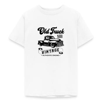 Old Truck Vintage - Teenager T-Shirt - Weiß - Vorne - AI Model Teenager Male dark (155cm)
