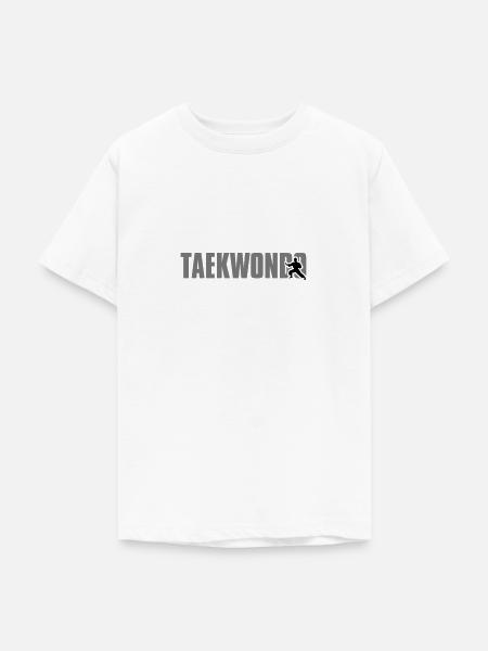 Taekwondo - Teenager T-Shirt - Weiß