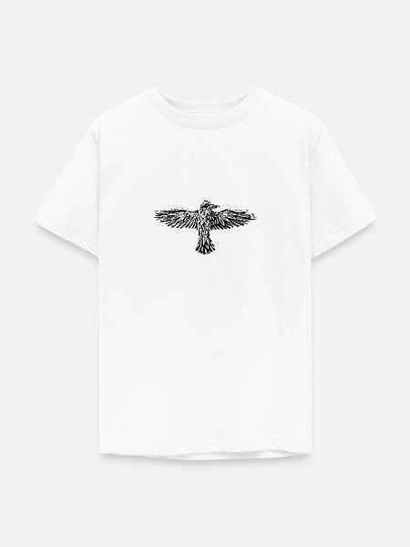 Rabe - Teenager T-Shirt - Weiß