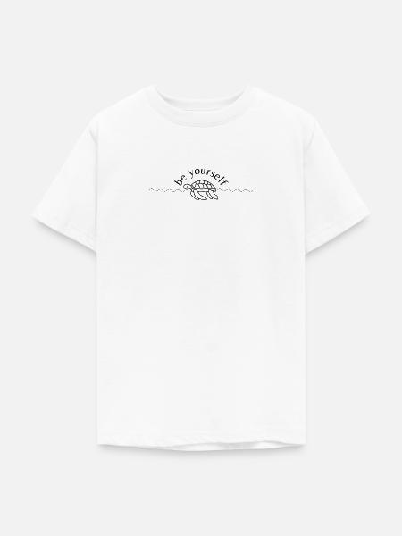 sei du selbst - Teenager T-Shirt - Weiß