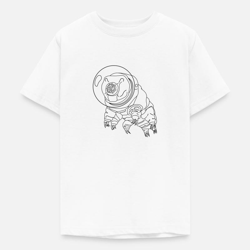 Tardigrade astronaute - T-shirt Ado - blanc