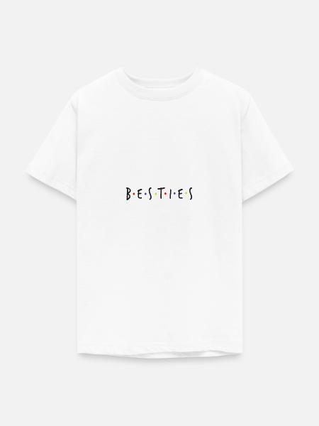 Besties - Teenager T-Shirt - Weiß