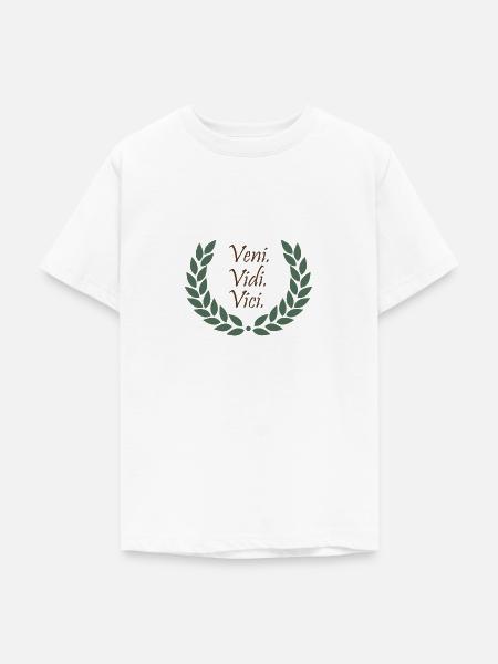 Veni. Vidi. Vici. - Teenager T-Shirt - Weiß