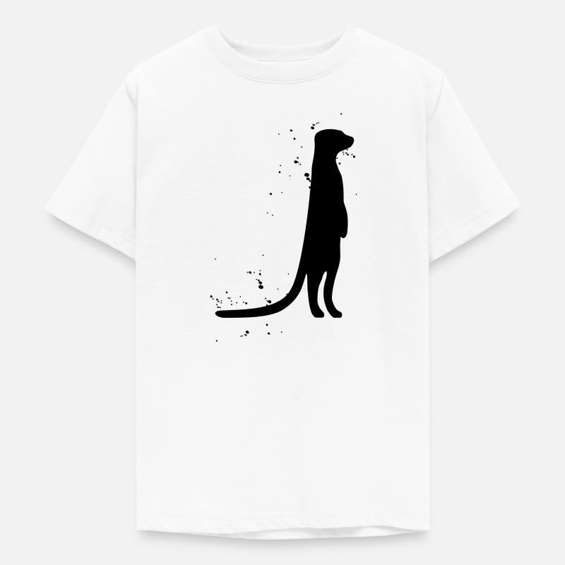 suricates - T-shirt Ado - blanc
