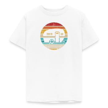 Wohnwagen - Teenager T-Shirt - Weiß - Vorne - AI Model Teenager Male dark (155cm)
