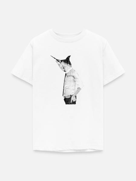 fischkopf - Teenager T-Shirt - Weiß