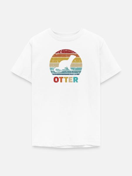 Otter - Teenager T-Shirt - Weiß