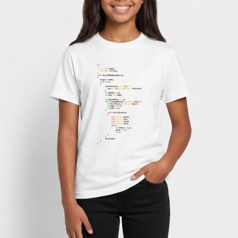 Coder Coding Software Developer Programmer Nerd Ge Teenager T-Shirt