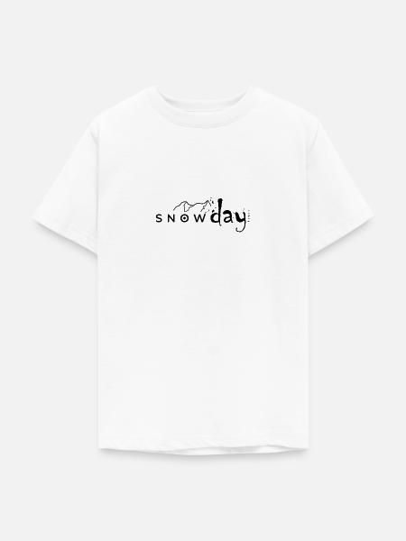 Snowday - Teenager T-Shirt - Weiß