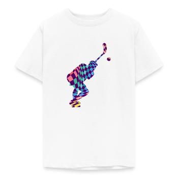 floorball unihockey floorball ist kunst - Teenager T-Shirt - Weiß - Vorne - AI Model Teenager Male dark (155cm)