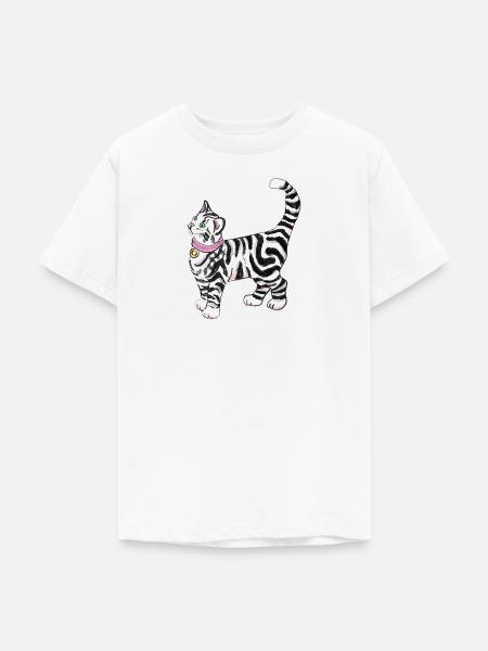 Sticker Katze - Teenager T-Shirt -
