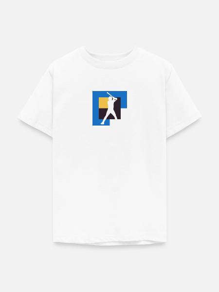 Baseball Baseballschläger Catcher - Teenager T-Shirt - Weiß