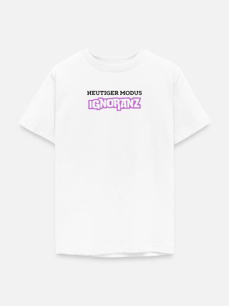 Heutiger Modus Ignoranz - Teenager T-Shirt - Weiß