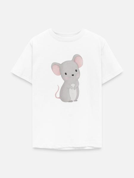 Maus - Teenager T-Shirt - Weiß