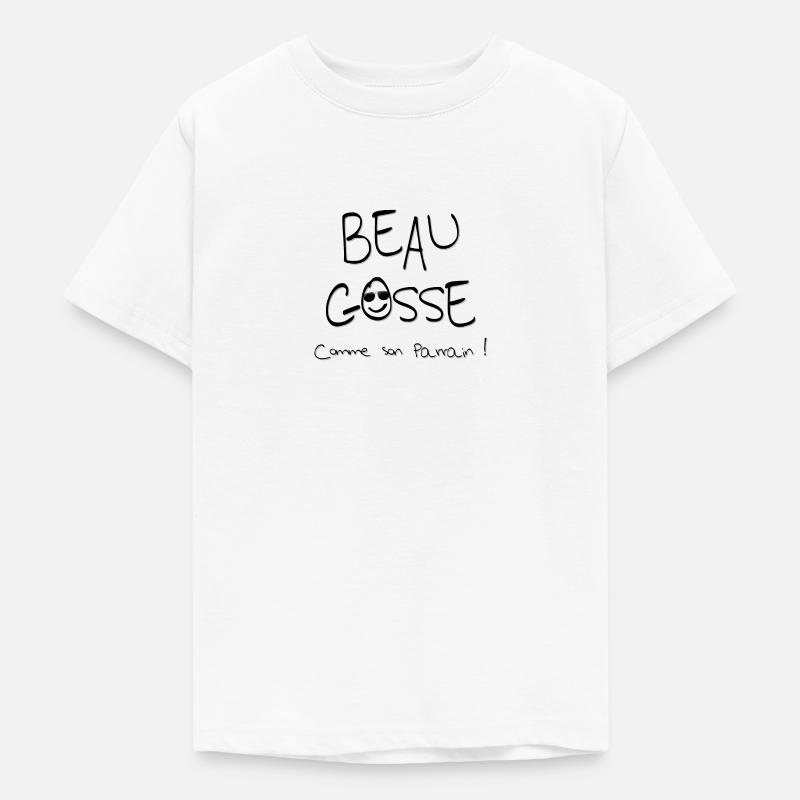 Beau gosse comme parrain - T-shirt Ado - blanc
