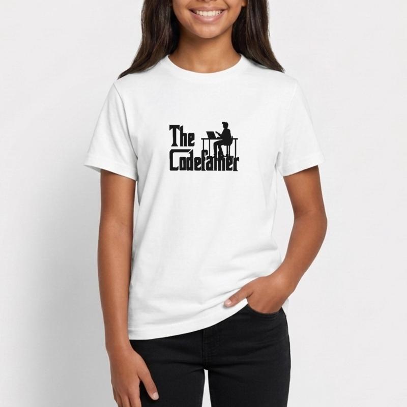 The Codefather Coding Programierer Geschenk Teenager T-Shirt