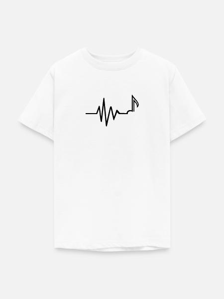 Frequenz - Teenager T-Shirt - Weiß