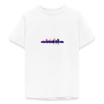 Munich - Teenage T-Shirt - white - Front - AI Model Teenager Male dark (155cm)