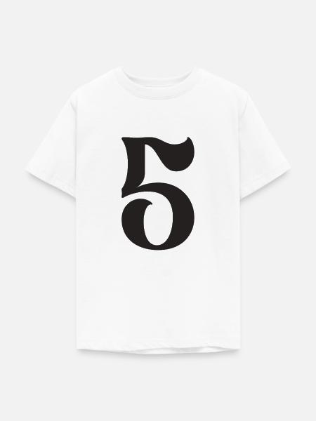 5 - Teenager T-Shirt - Weiß