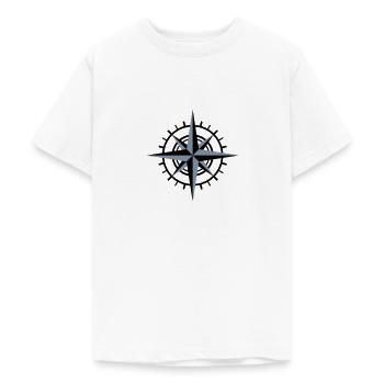 Kompass - Teenager T-Shirt - Weiß - Vorne - AI Model Teenager Male dark (155cm)