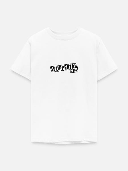 Wuppertal 0202 Vorwahl - Teenager T-Shirt - Weiß